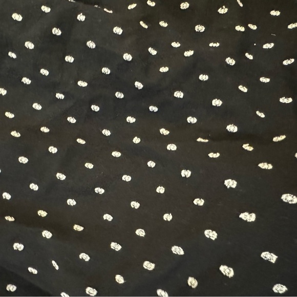 LOFT Black and White Sleeveless Polka Dot Tank Top - Picture 6 of 6